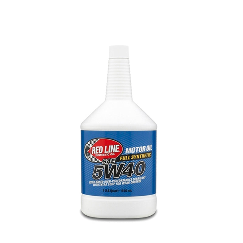Aceite de motor redline 5W40 full sintetico - Cuarto de galon (946ml)
