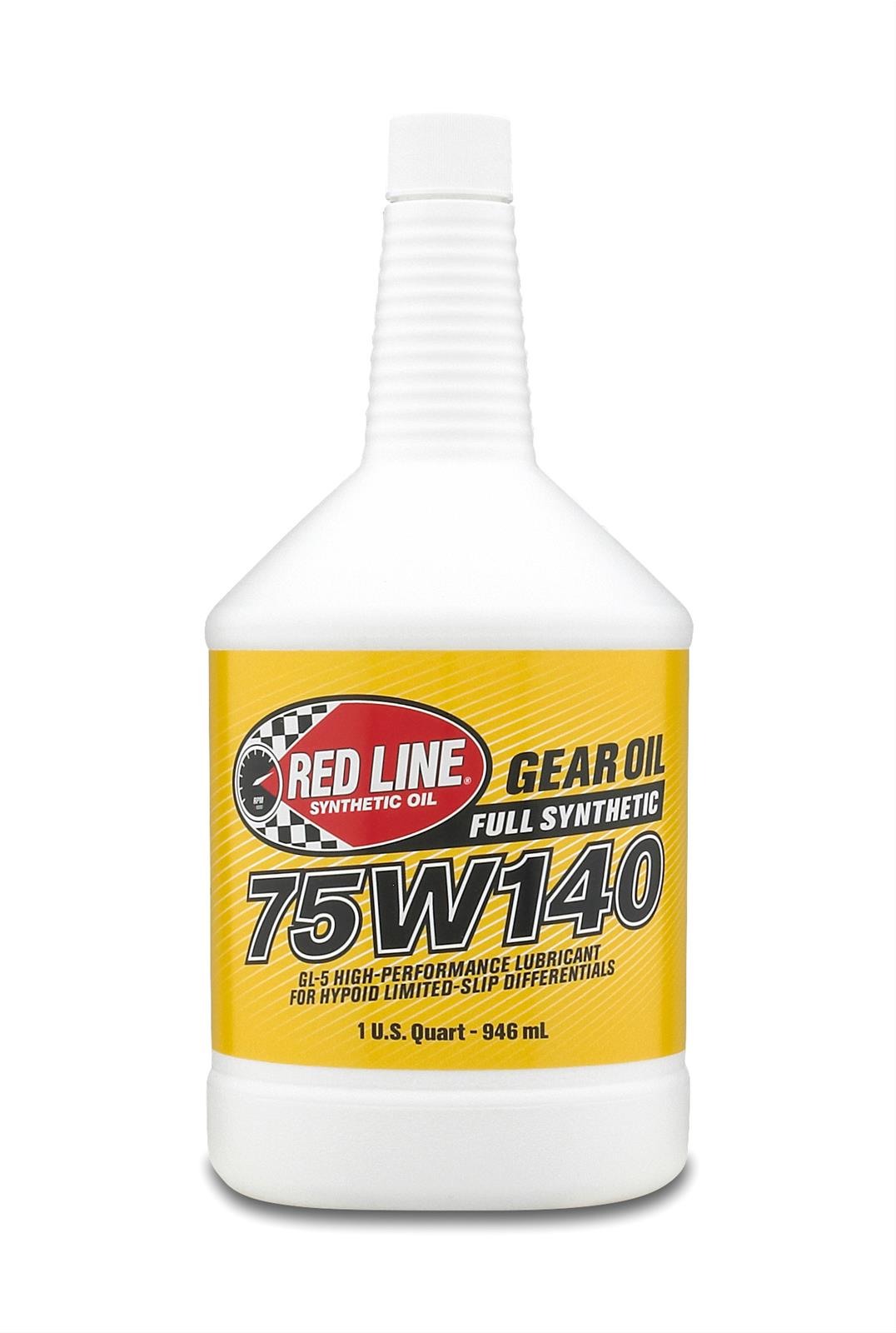 Aceite para diferencial,  Redline 75w140    gl-5 - Cuarto de galon (946ML)