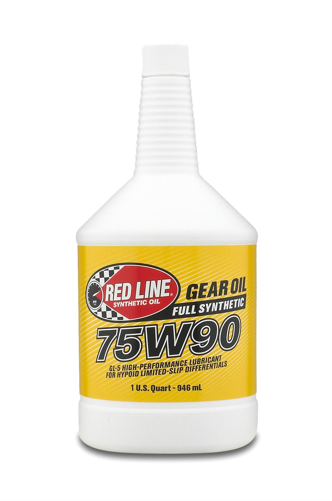 Aceite para diferencial, Redline 75w90   gl-5 - Cuarto de galon (946ML)
