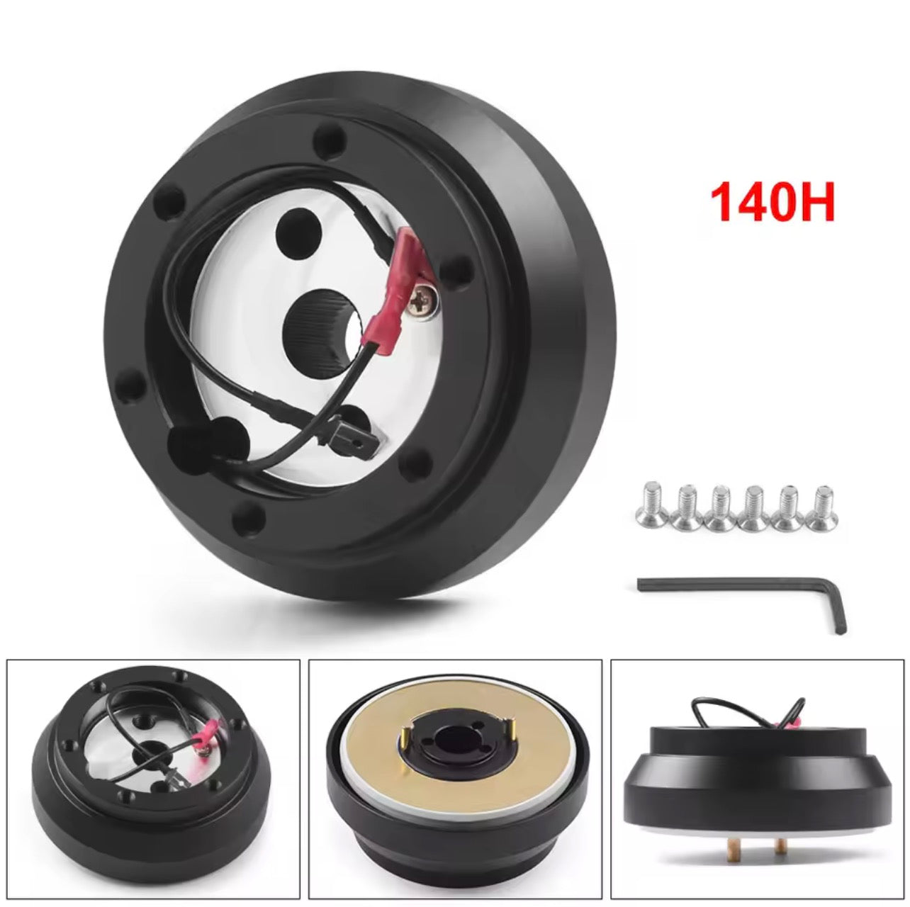 Masa de Volante Deportiva 140H para Nissan / Infiniti (240SX, 300ZX, Skyline, Sentra, Altima, G20)