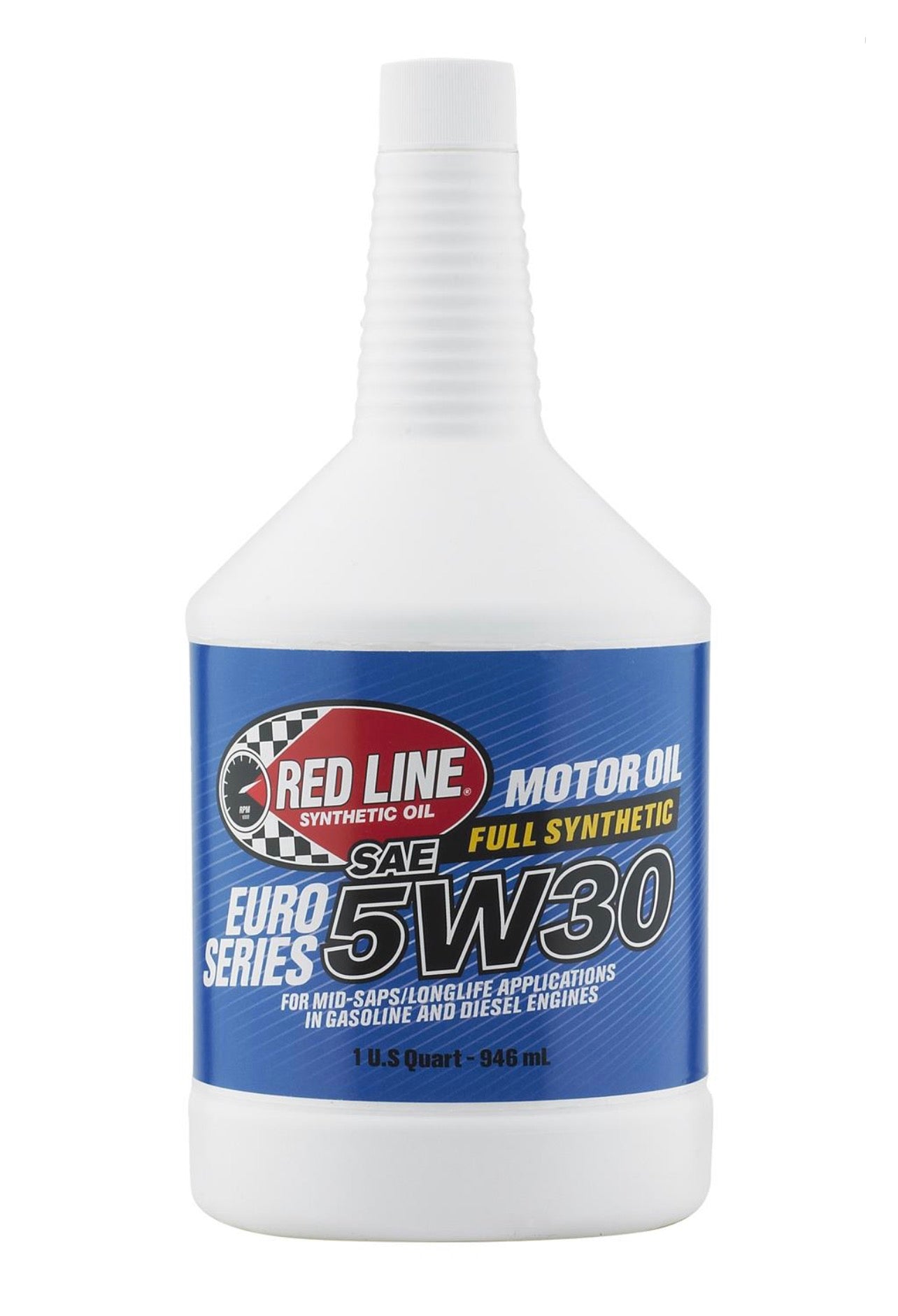 Aceite de motor redline EURO 5W30 full sintetico - Cuarto de galon (946ml)