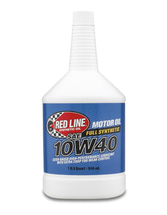 Aceite de motor redline 10W40 full sintetico - Cuarto de galon (946ml)