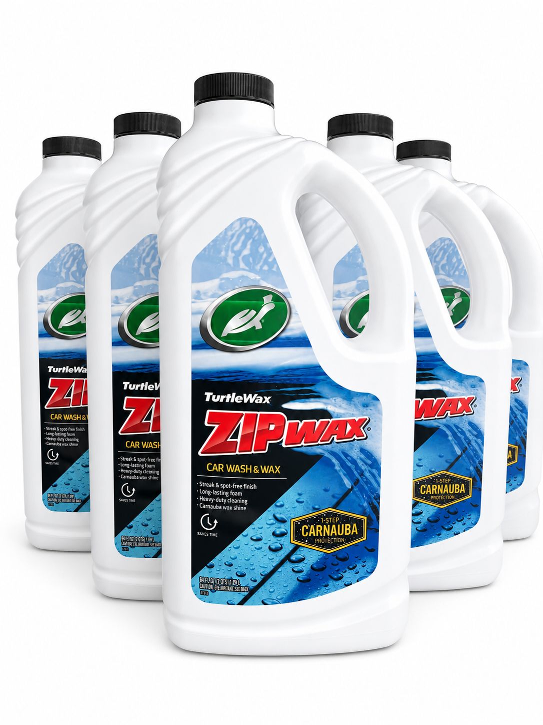 Turtle Wax Zip Wax – Shampoo con Cera 1.89 L