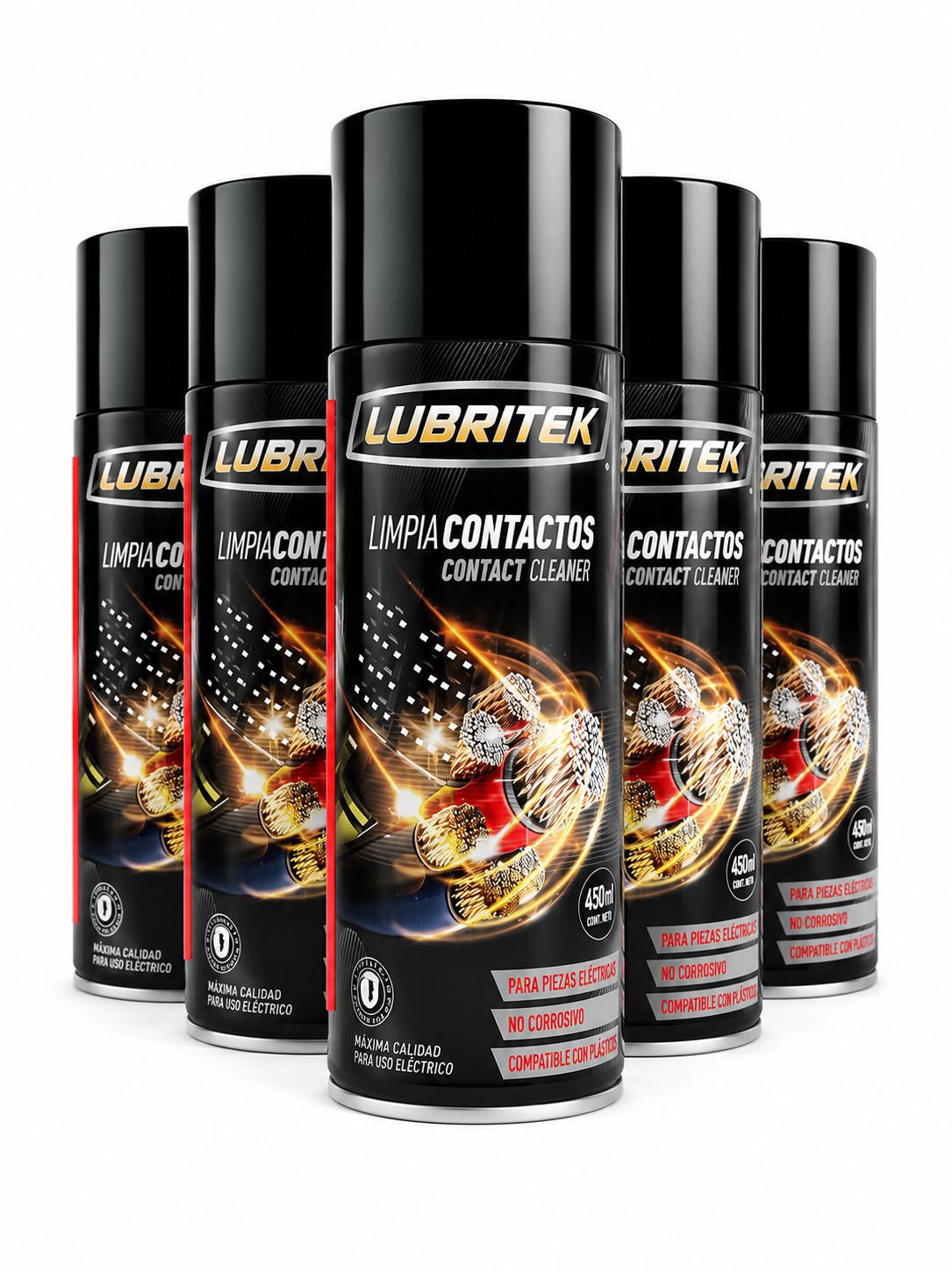 Limpia Contactos Lubritek – Aerosol Eléctrico 450 ml