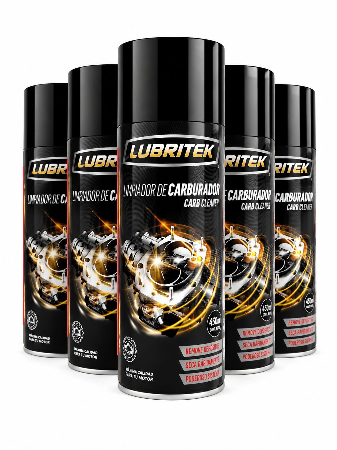 Lubritek Limpia Carburador – Carb Cleaner 450 ml