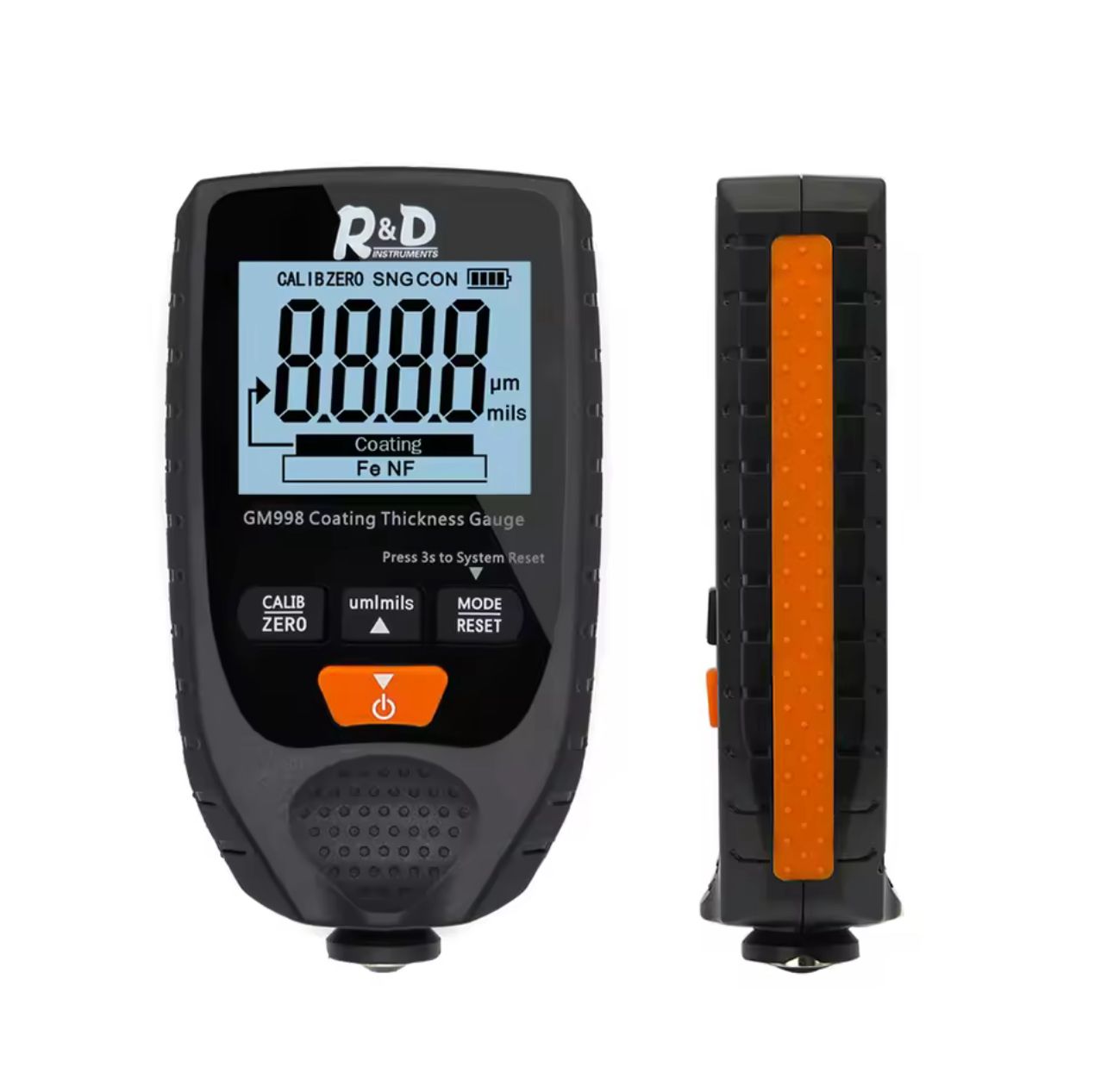 Medidor Profesional de Espesor de Pintura R&D | Paint Thickness Gauge