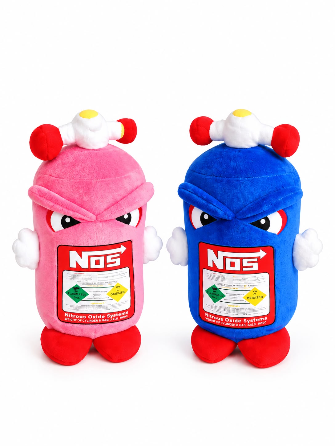 Peluche Nos Nitrous Oxide Systems Con Cara 30cm