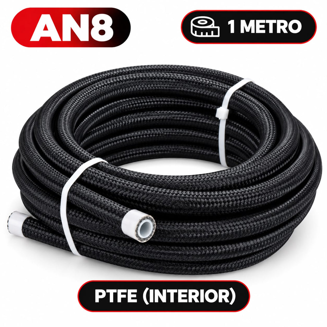 Manguera AN8 PTFE 1 metro