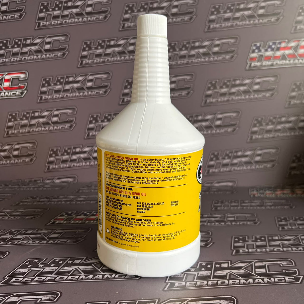 Aceite para diferencial, Redline 75w90   gl-5 - Cuarto de galon (946ML)