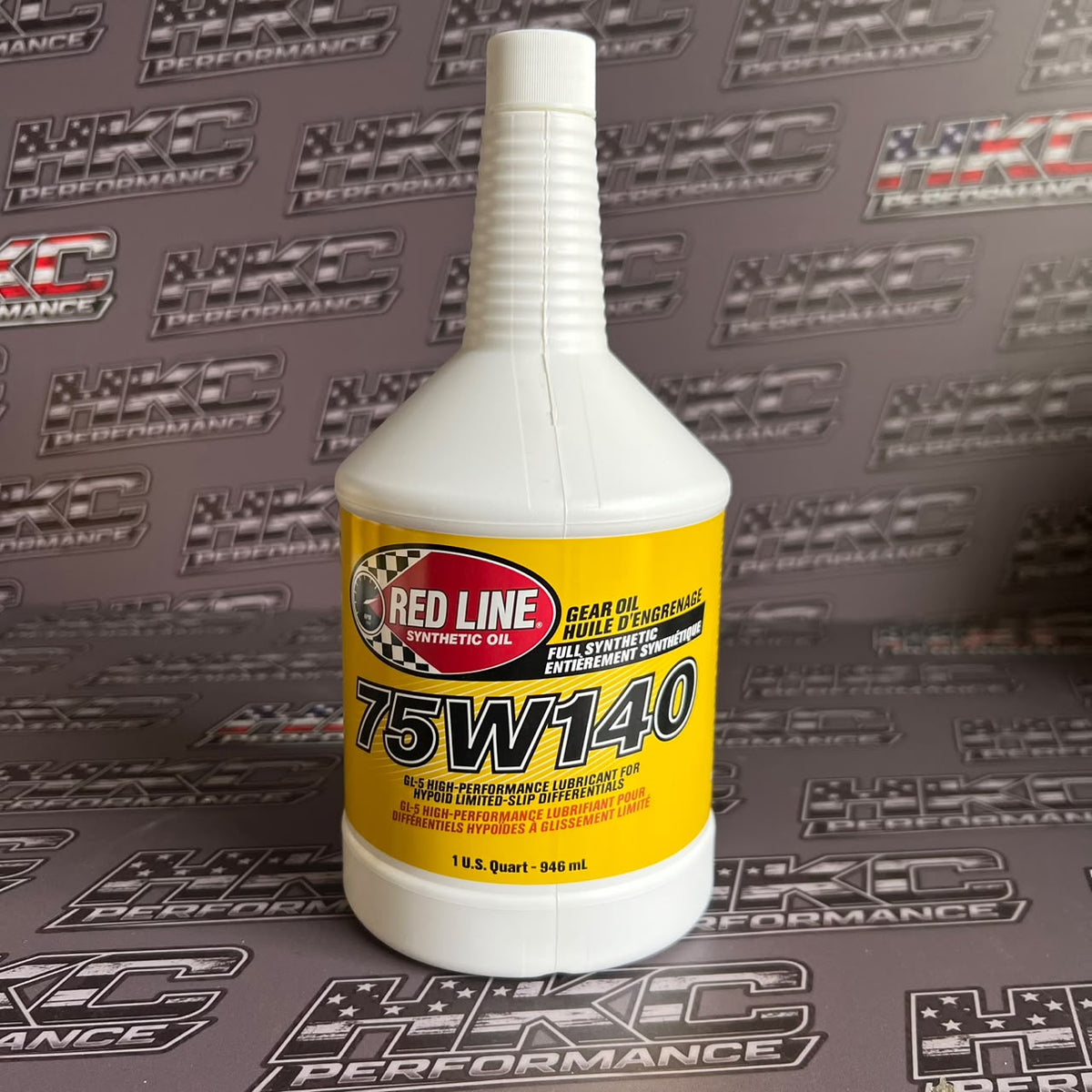 Aceite para diferencial,  Redline 75w140    gl-5 - Cuarto de galon (946ML)