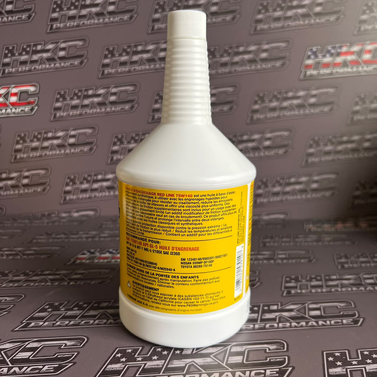 Aceite para diferencial,  Redline 75w140    gl-5 - Cuarto de galon (946ML)