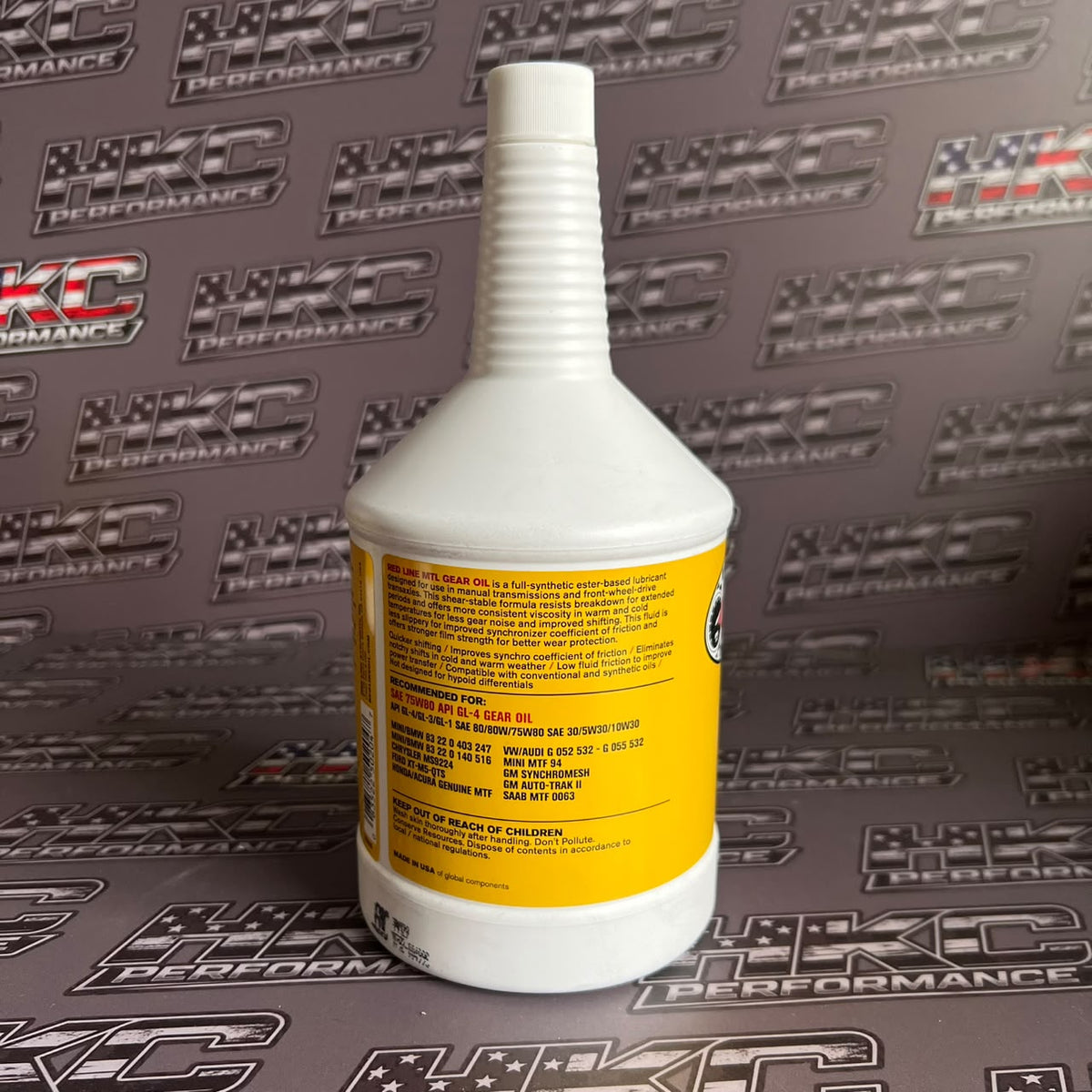 Aceite transmision manual, Redline MTL 75W80 GL-4 - Cuarto de galon (946ML)