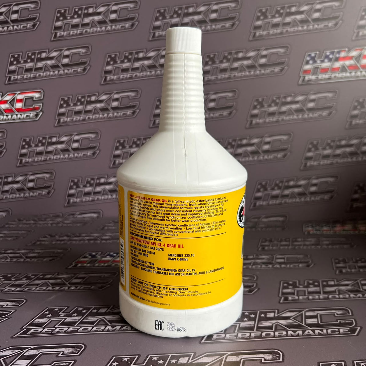 Aceite transmision manual, Redline  MT-LV 70W/75W GL-4 - cuarto de galon (946ML)