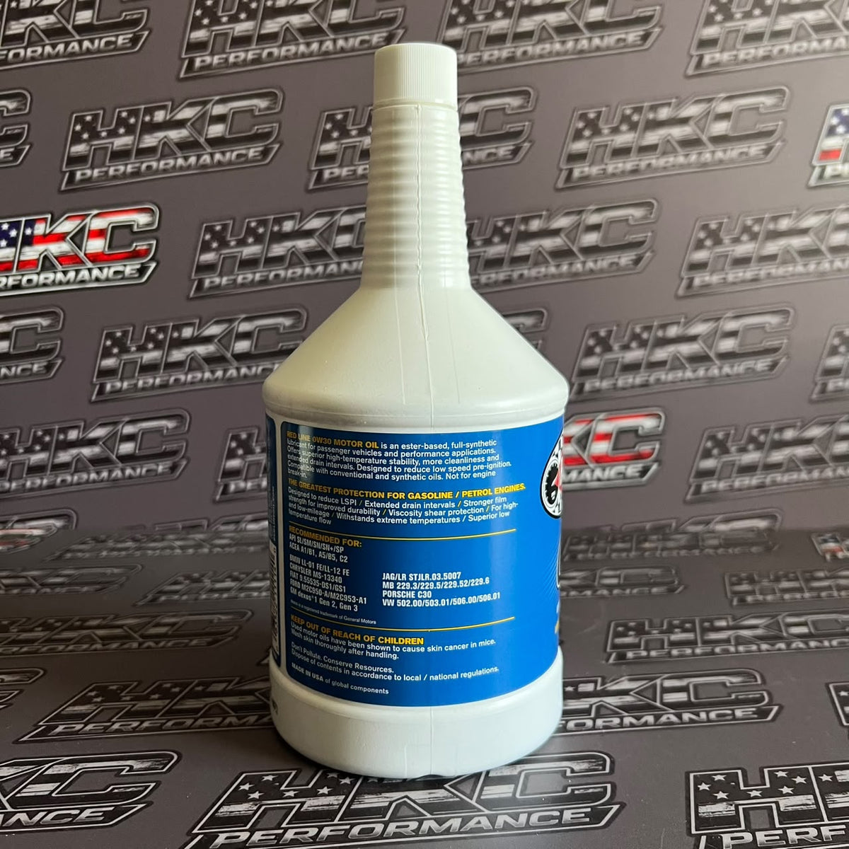 Aceite de motor redline 0W30 full sintetico - Cuarto de galon (946ml)