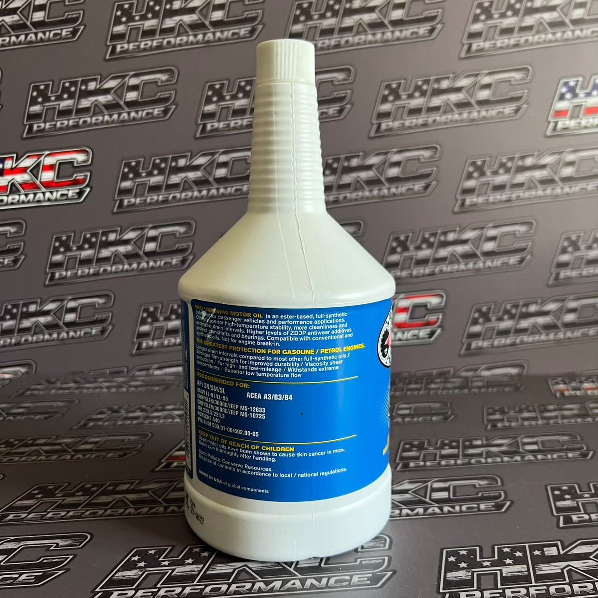 Aceite de motor redline 0W40 full sintetico - Cuarto de galon (946ml)