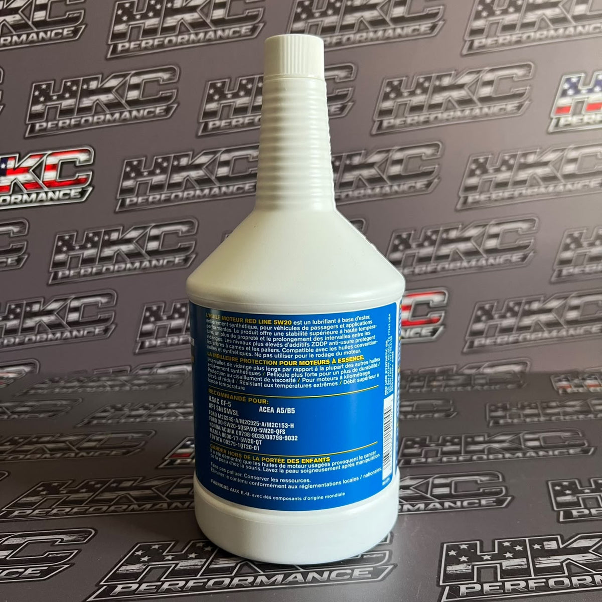 Aceite de motor redline 5W20 full sintetico - Cuarto de galon (946ml)