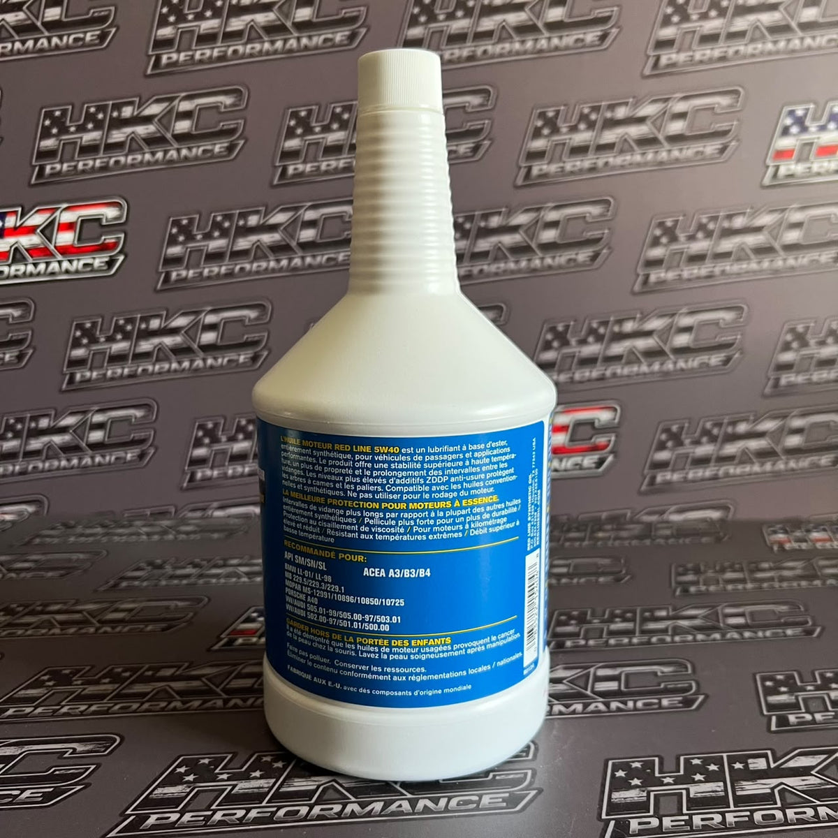 Aceite de motor redline 5W40 full sintetico - Cuarto de galon (946ml)