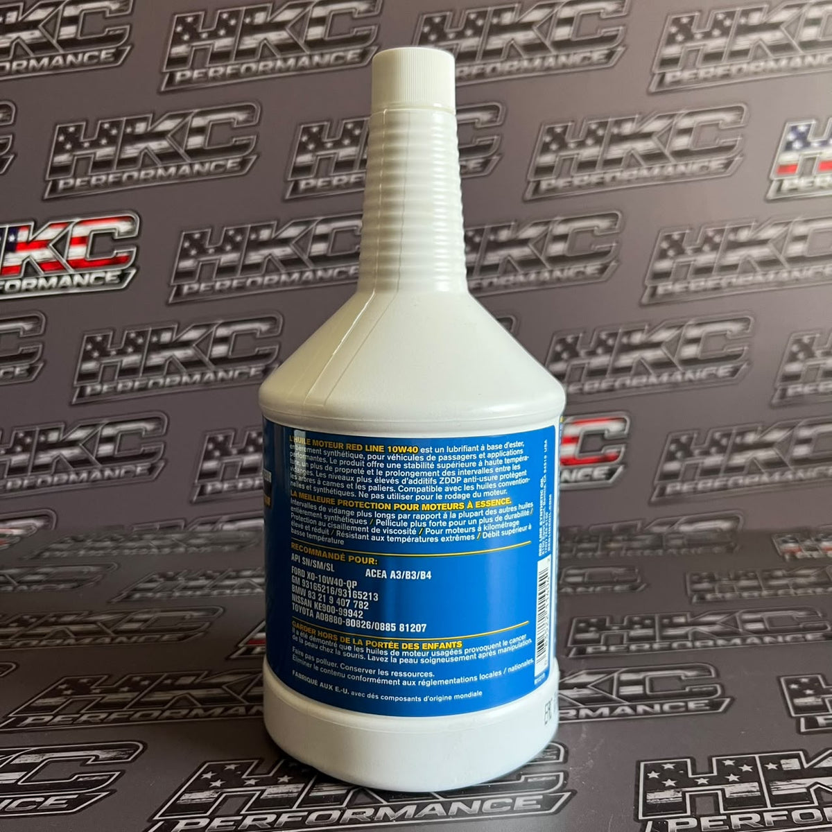 Aceite de motor redline 10W40 full sintetico - Cuarto de galon (946ml)