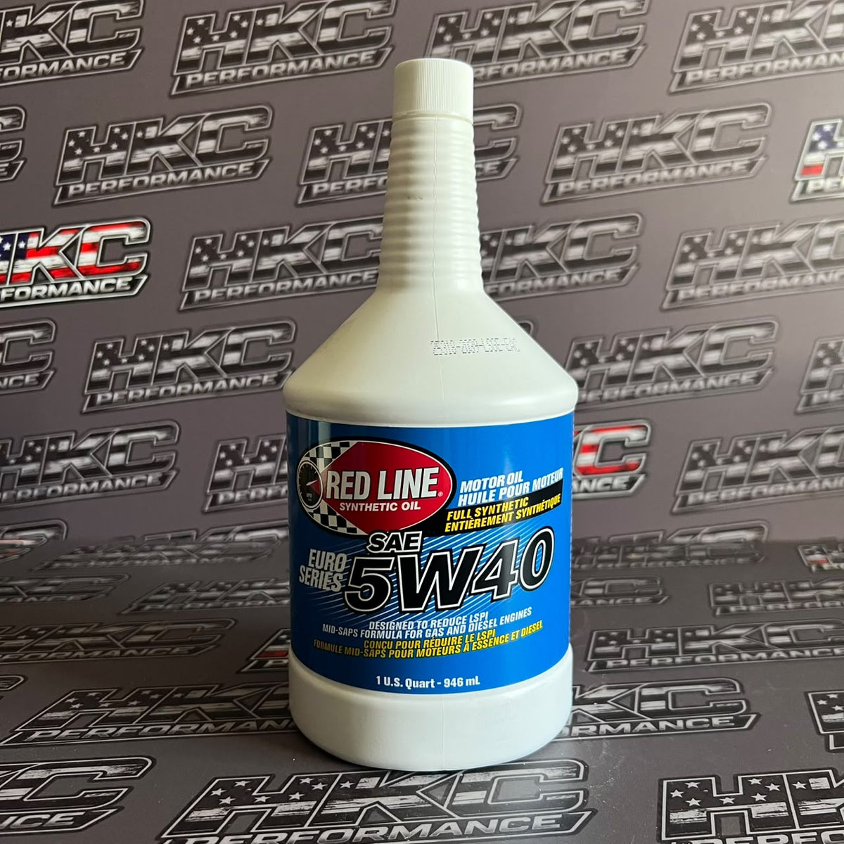 Aceite de motor redline EURO 5W40 full sintetico - Cuarto de galon (946ml)