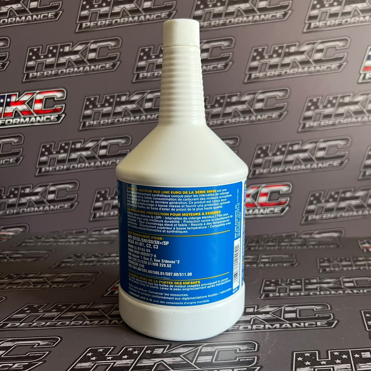 Aceite de motor redline EURO 5W40 full sintetico - Cuarto de galon (946ml)