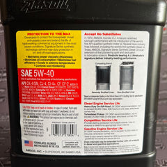 Aceite de Motor Amsoil Signature Series Diesel 5W-40 Sintético 100% 3,78 L