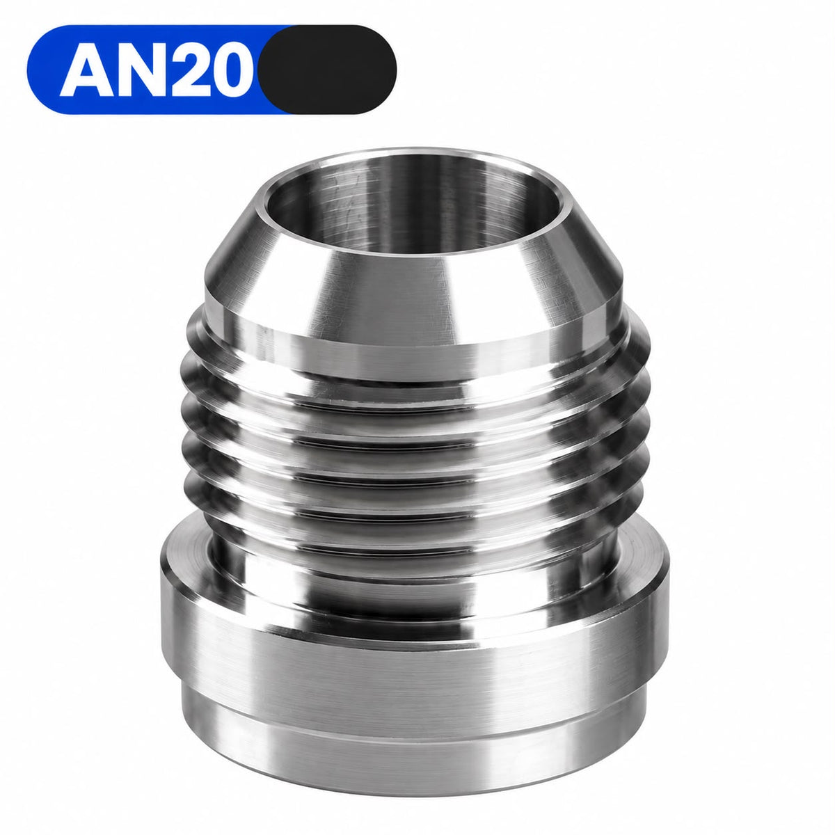 Bung AN4-6-8-10-12-16-20 / Conector para Soldar de Aluminio (Línea AN)