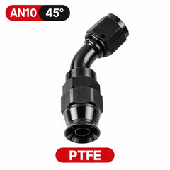Fittings AN 6-8-10 - 45 grados para Manguera PTFE