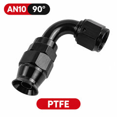 Fittings AN 6-8-10 - 90 grados para Manguera PTFE