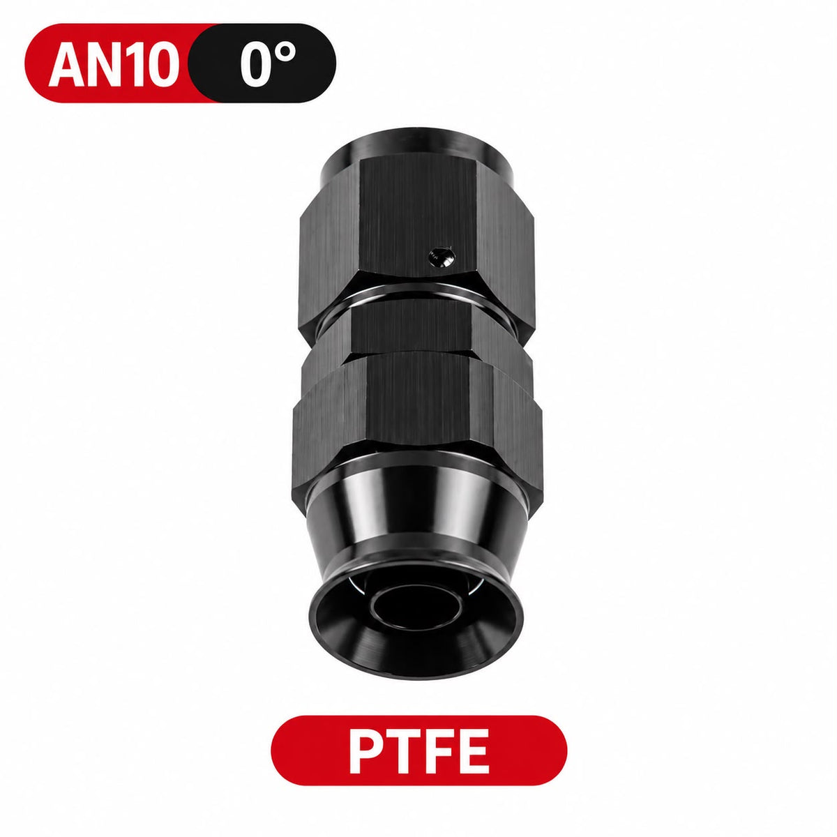 Fittings AN 6-8-10 - 0 grados para Manguera PTFE