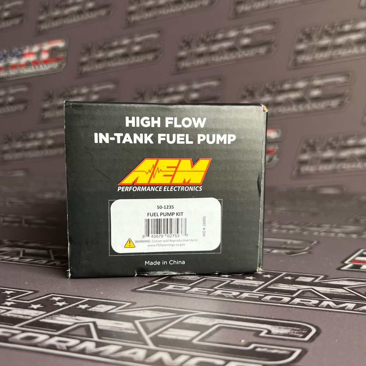 Bomba de combustible interna, AEM 400 LPH E85 Compatible Fuel Pump Kit - Single Barb 5/16"