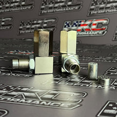mini catalizador sensor de oxigeno, adaptador elimina error de sensor de oxigeno. M18x1.5 90 GRADOS