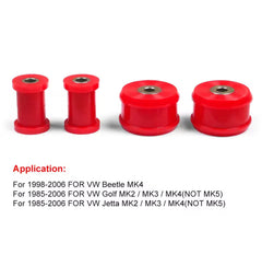 Kit de bujes de bandejas de suspensión delantero VW Golf MK4, Bora MK4, Audi A3, Audi TT 99-07